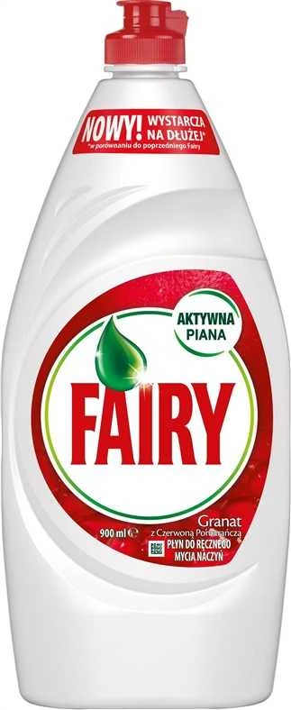 Indų ploviklis FAIRYPomegranade&Raudona Oranžinis, 900 ml