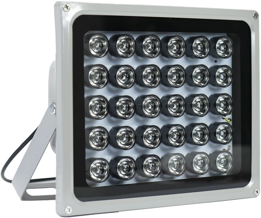 Infraraudonųjų spindulių LED prožektorius PNI IR30 vaizdo kameroms ir CCTV sistemoms, 30 IR LED, atstumas 80 m, IP66