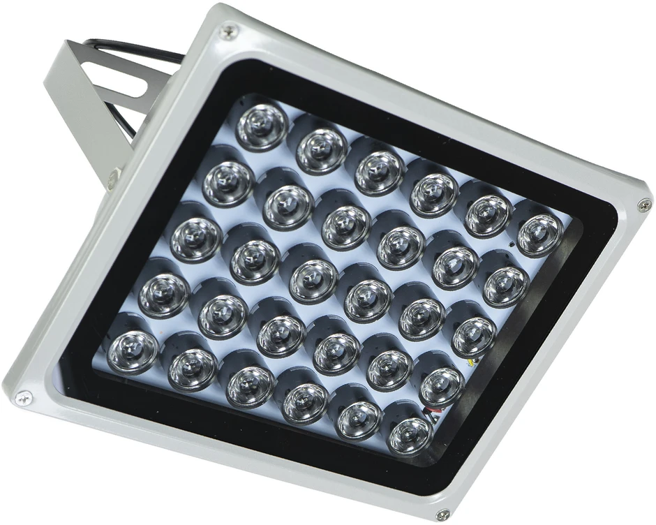 Infraraudonųjų spindulių LED prožektorius PNI IR30 vaizdo kameroms ir CCTV sistemoms, 30 IR LED, atstumas 80 m, IP66