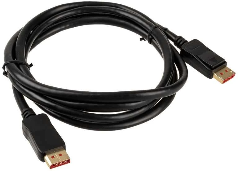 „InLine 8K“ (UHD-2) „DisplayPort“ kabelis, juodas - 2 m