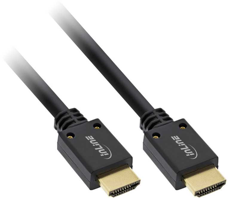 „InLine 8K4K“ itin didelės spartos HDMI kabelis, juodas - 3 m