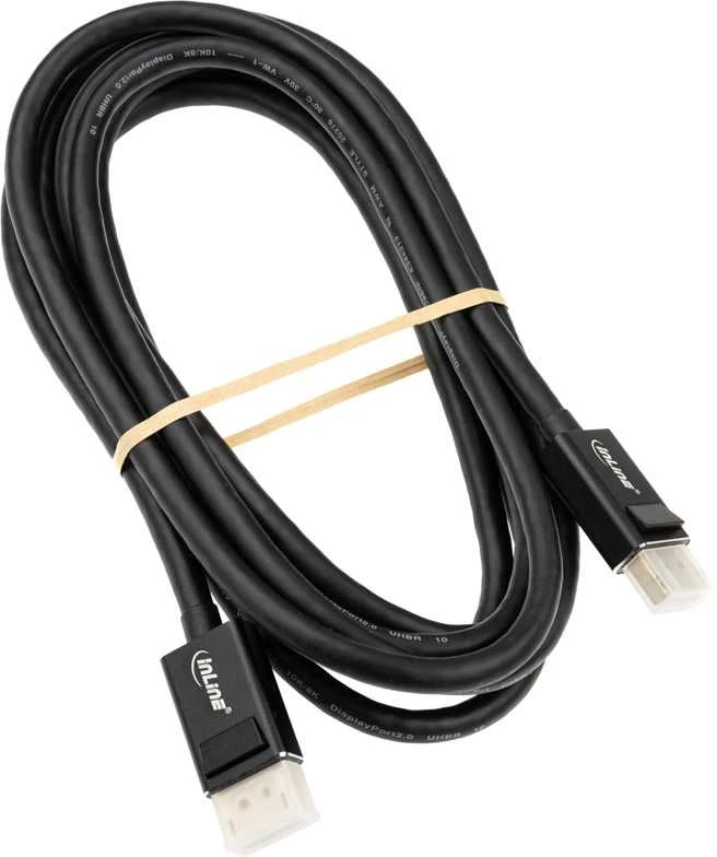 InLine DisplayPort 2.0 Cable, 8K4K UHBR, juodas - 3m