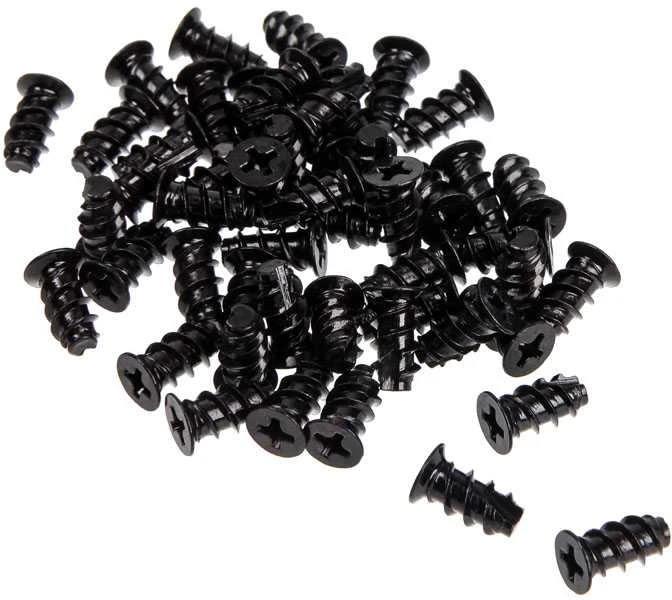 InLine fan screws 50 pieces – juodos spalvos