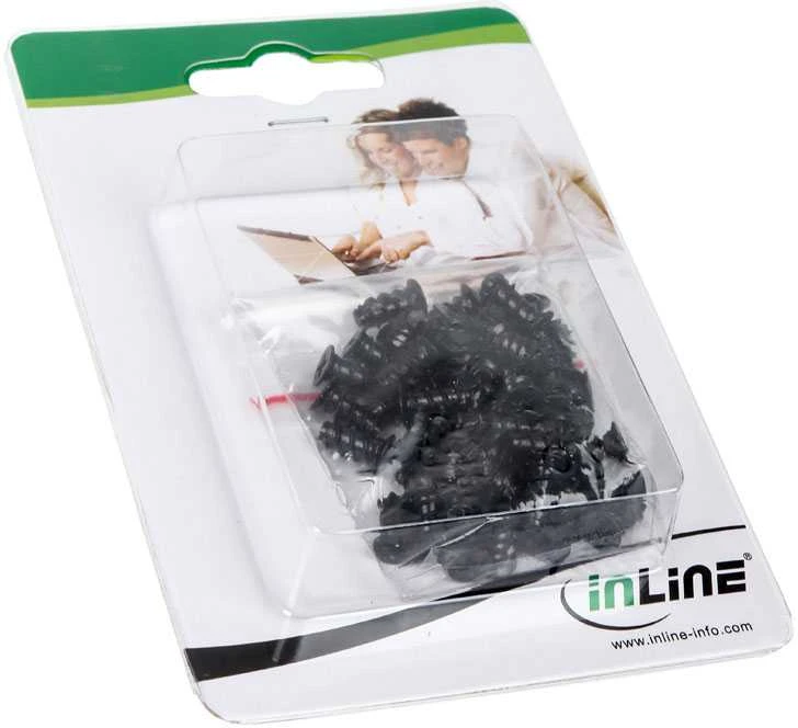 InLine fan screws 50 pieces – juodos spalvos