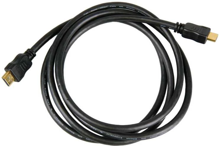 Inline Didelės spartos HDMI kabelis su Ethernet jungtimi, juodas - 2 m