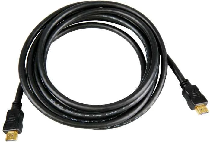 Inline Didelės spartos HDMI kabelis su Ethernet jungtimi, juodas - 3 m