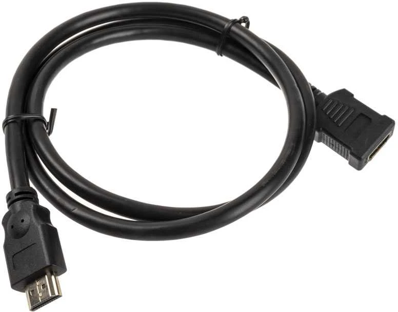 InLine HDMI Extension Plug / Socket, juodas – 1m