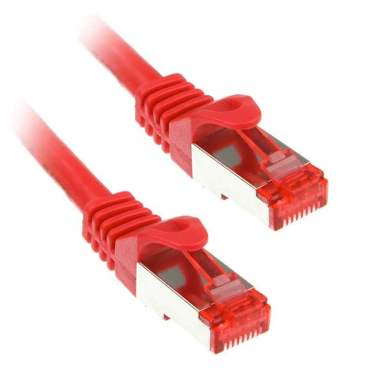 InLine Patch kabelis Cat.6, S/FTP (PiMf), 250MHz, raudonos spalvos – 5m