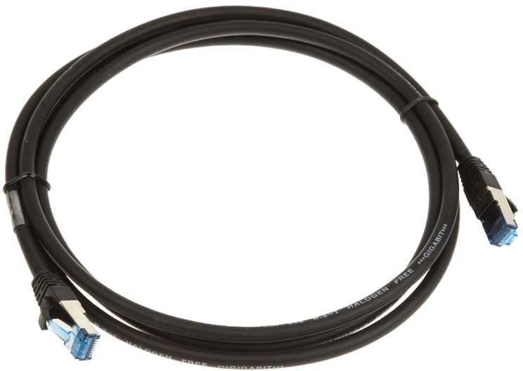 InLine Patch kabelis Cat.6A, S/FTP (PiMf), 500MHz, juodos spalvos – 2m
