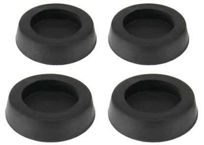 InLine rubber feet for PC cases – juodas