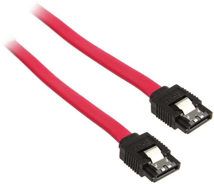 „InLine SATA III“ (6 Gb/s) kabelis, raudonas – 0,3 m