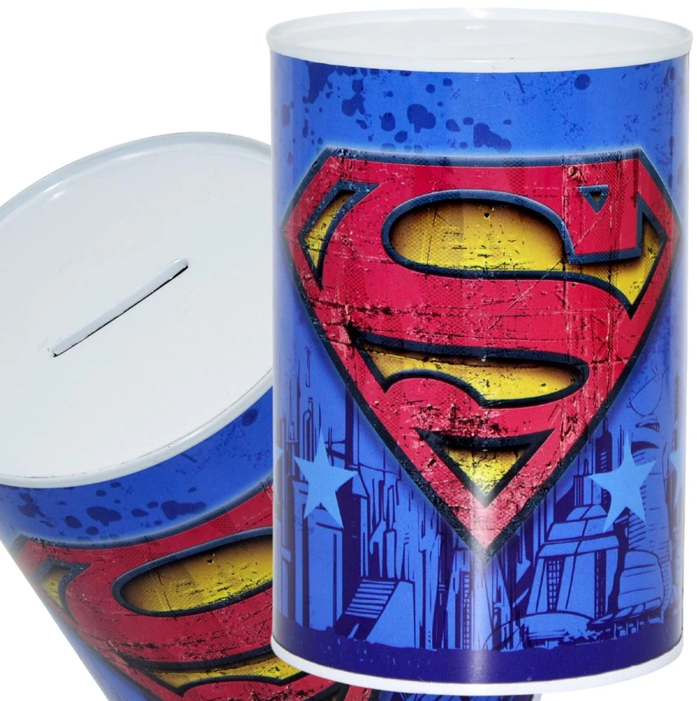 INNA METALINĖ TAUPYKLĖ SUPERMAN 10x15CM 448357