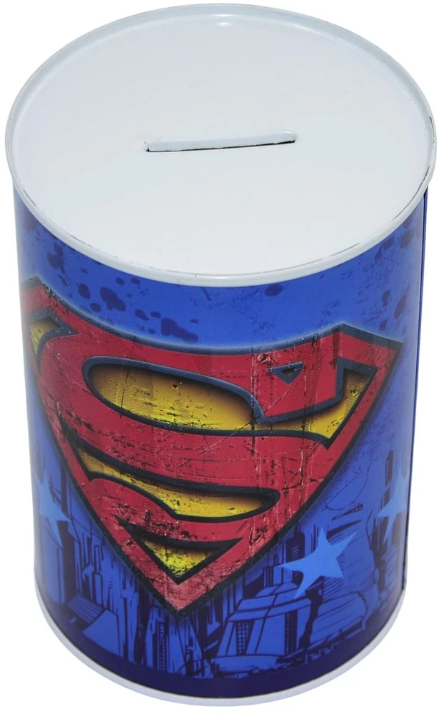 INNA METALINĖ TAUPYKLĖ SUPERMAN 10x15CM 448357