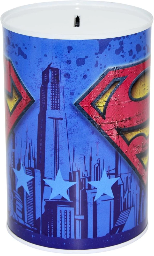 INNA METALINĖ TAUPYKLĖ SUPERMAN 10x15CM 448357