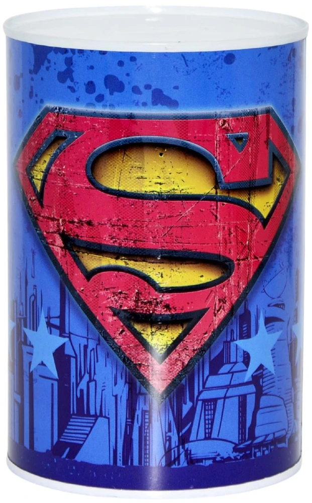 INNA METALINĖ TAUPYKLĖ SUPERMAN 10x15CM 448357