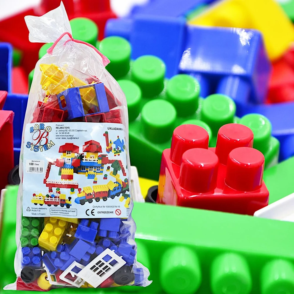 INNA PLASTIKINĖS KALADĖLĖS BOBO 100 ELEMENTŲ 306305