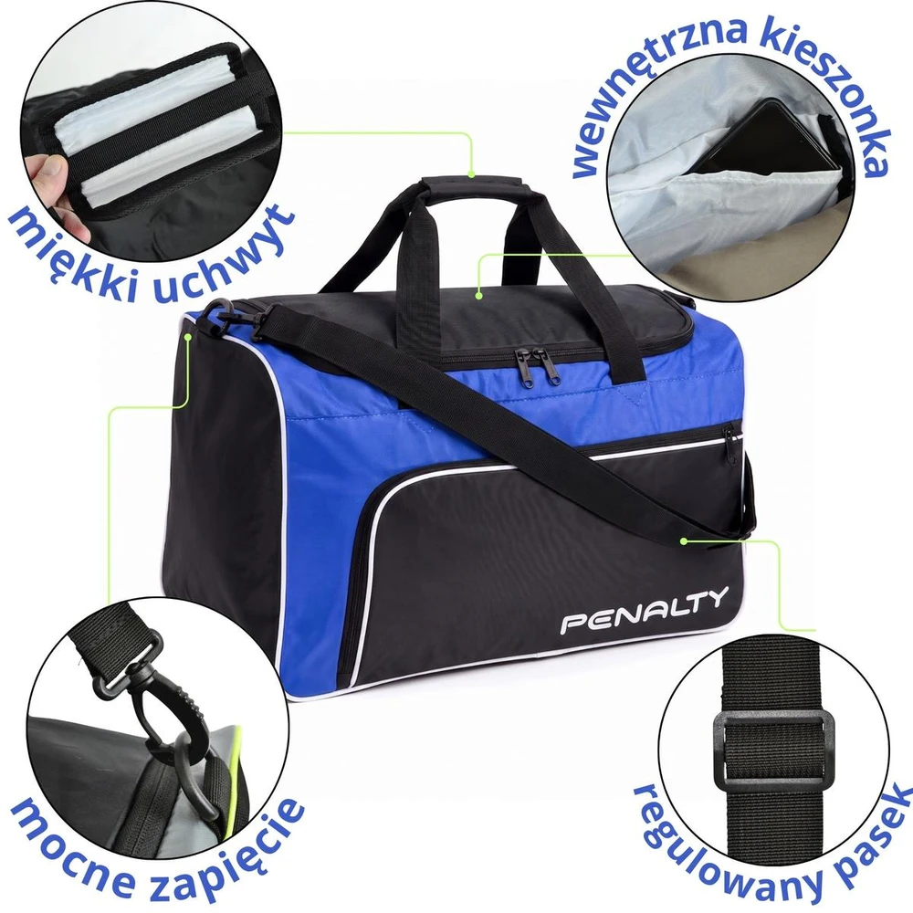 INNA SPORTINIS KREPŠYS PENALTY BAG MALA GYM S11 MEDIUM MĖLYNAS 4029743