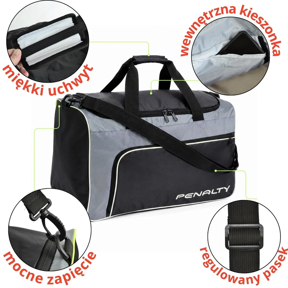 INNA SPORTINIS KREPŠYS PENALTY BAG MALA GYM S11 MEDIUM Juodas 4007857