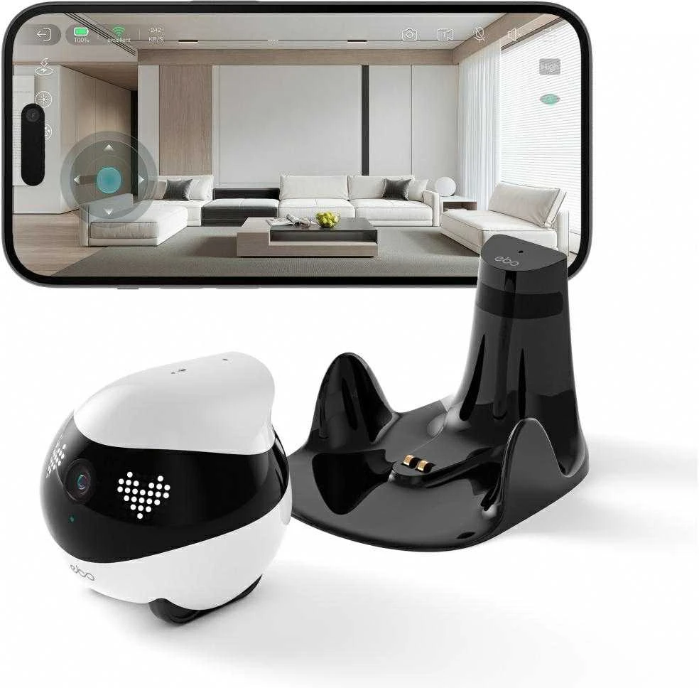 Enabot | Robotas kompanionas | EBO AIR 2 | Kompaktiškas | Maksimali atminties palaikymo talpa 256 GB