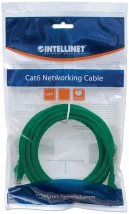 INTELLINET LAN Cable, Cat6, UTP RJ45, 5.0 m, Žalias, 343718