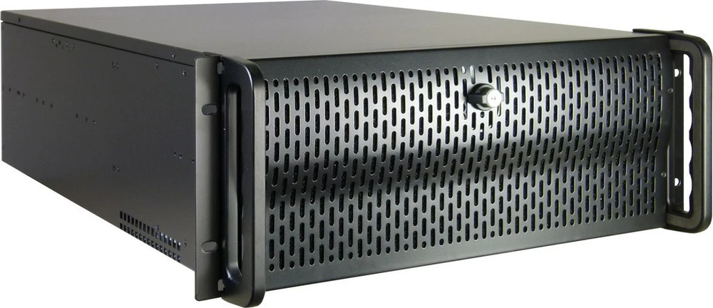 ITL Inter-Tech IPC 4U-4129L Stovas Metalinis, Sidabras