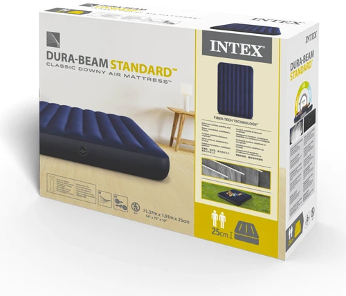 Intex pilno dydžio Dura-Beam oro lova Mėlyna