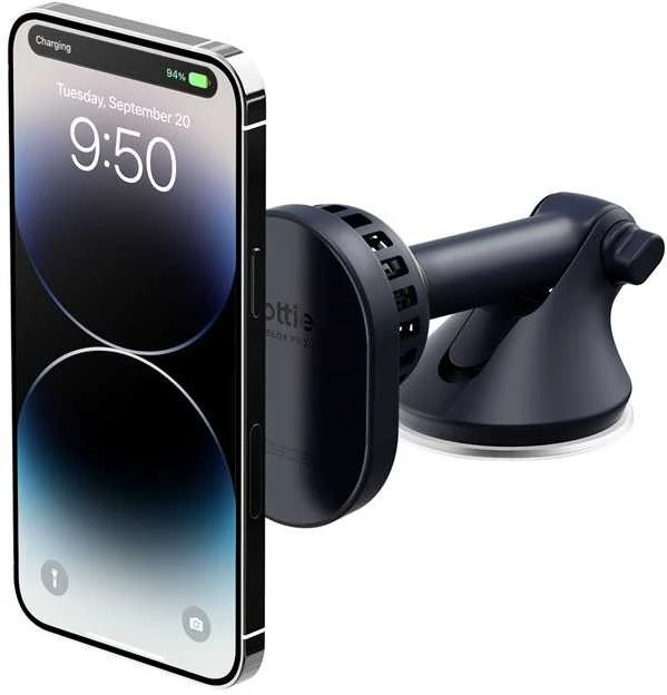„iOttie Velox Pro MagSafe“ magnetinis belaidis „CryoFlow“ aušinimo laikiklis automobiliui, skirtas prietaisų skydeliui ir priekiniam stiklui