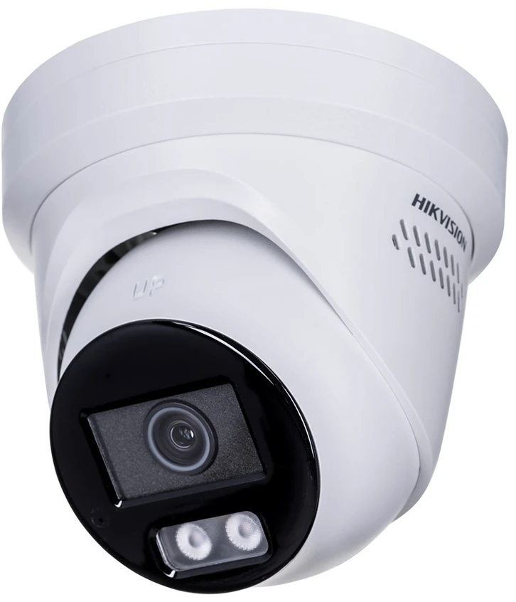 Hikvision kupolas DS-2CD2387G2H-LISU/SL F2.8 (balta, 8 MP, 30 m. IR; 30 m. LED, hibridinė šviesa)