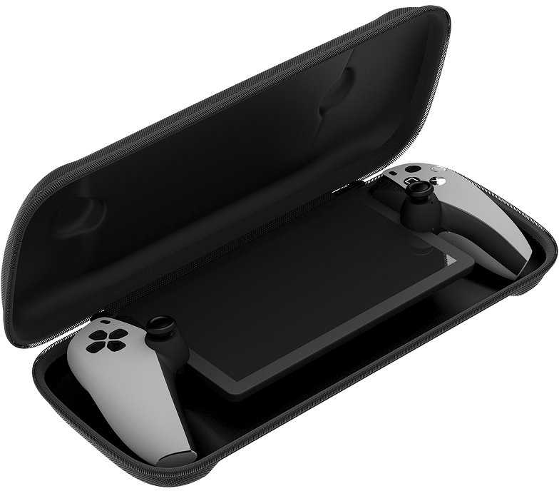 iPega P5P12 plonas kelioninis dėklas, skirtas Playstation Portal nuotolinio grotuvo juodai