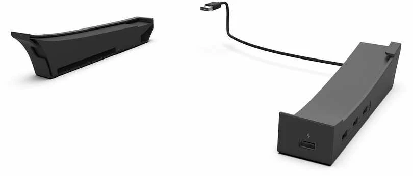 iPega P5S008 horizontalus stovas su USB HUB, skirtas PS5 Slim Juodas