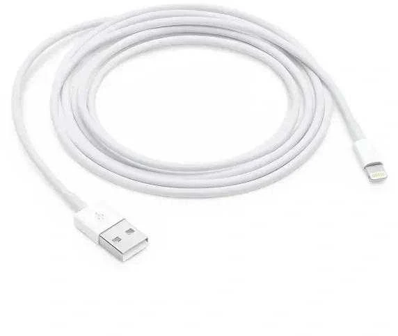 iPhone 5 duomenų kabelis Baltas OEM (masinis)
