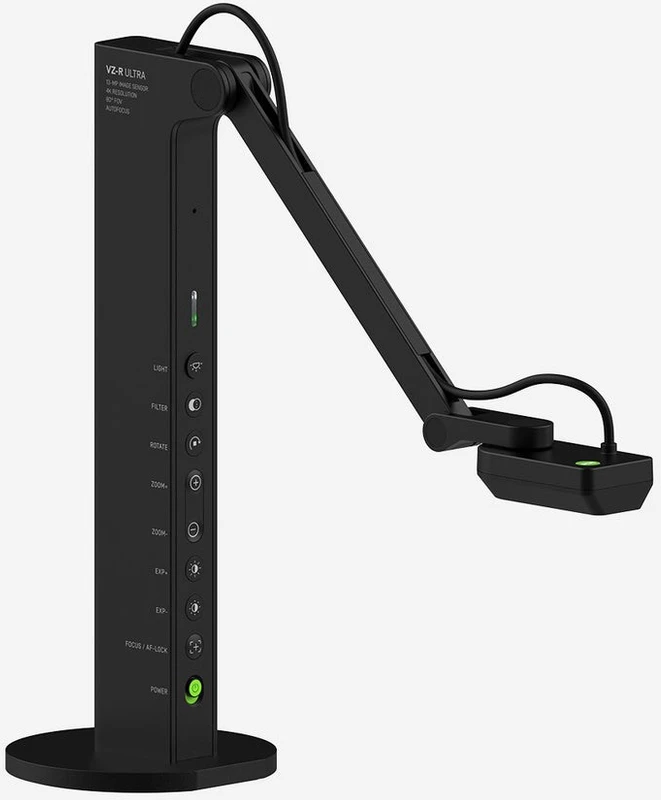 IPV IPEVO VZ-R ULTRA dokumentų kamera Juoda 25,4 / 3,06 mm (1 / 3.06″) CMOS