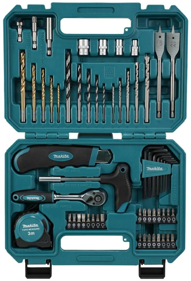 Makita E-15095 SUKIMO ANTGALIŲ KOMPLEKTAS 60 VNT.