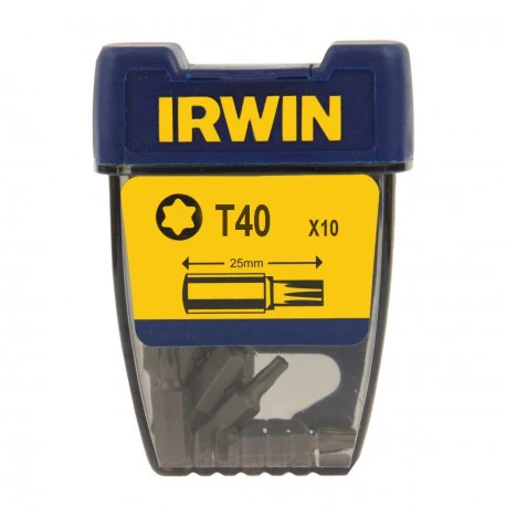 Irwin 1/4" / 25 mm antgalis Torx T40, 10 vnt.