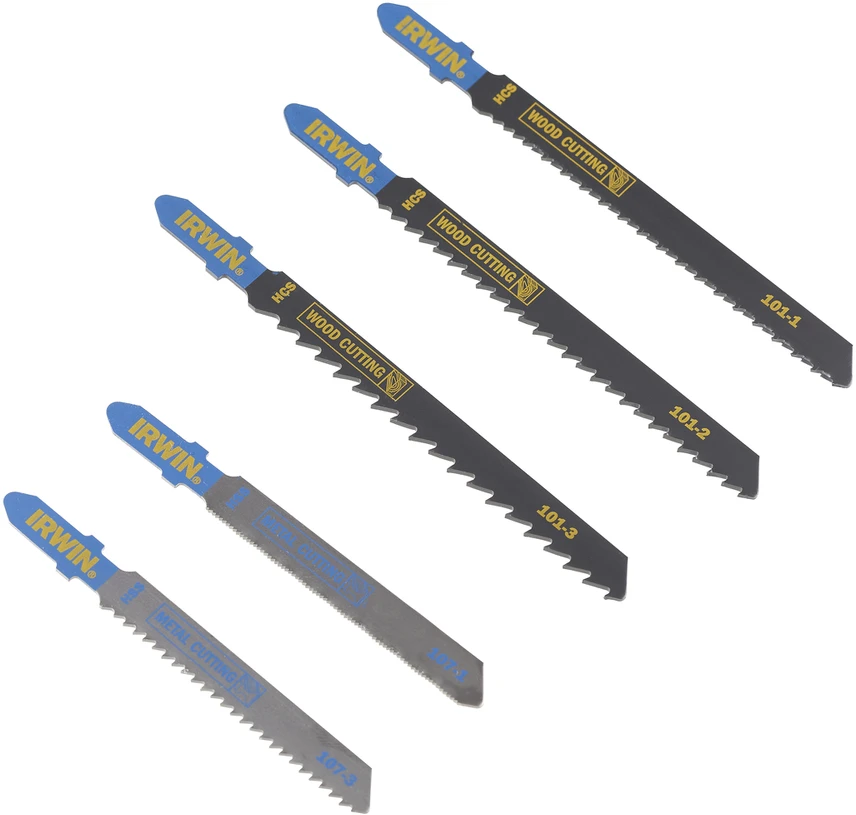 IRWIN PJŪKLELIS HCS/HSS DĖLIONĖMS / T TIPO / METALUI/MEDIENAI rink. 5 vnt.