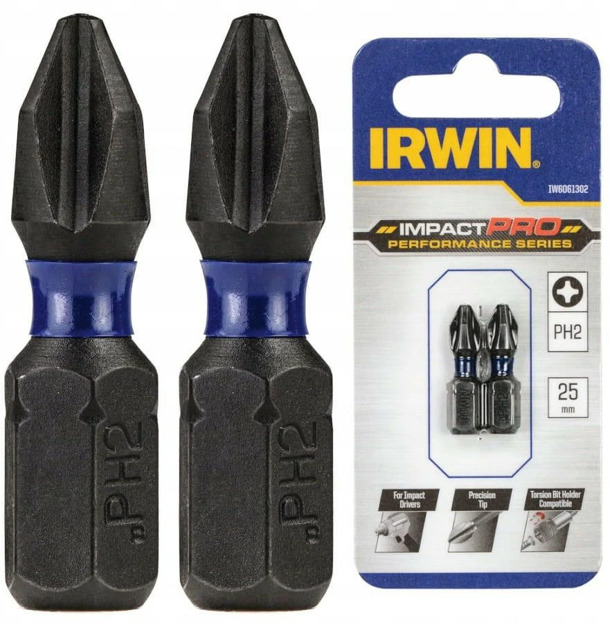 IRWIN SMŪGINIS ANTGALIS PH2 x 25mm/2vnt.