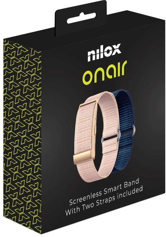 Išmanusis laikrodis Nilox ONAIR Screenless Band Rožinė/Mėlyna