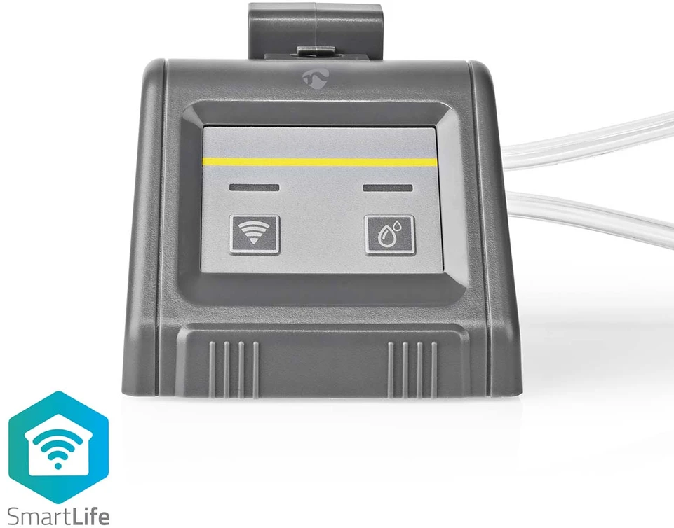 Išmanioji kambarinių augalų laistymo sistema, 5V DC mikro-USB arba baterijos 4xAA, 0.3bar., vamzdelių Ø1/4", IPX3, valdoma WiFi, Nedis Smart Life