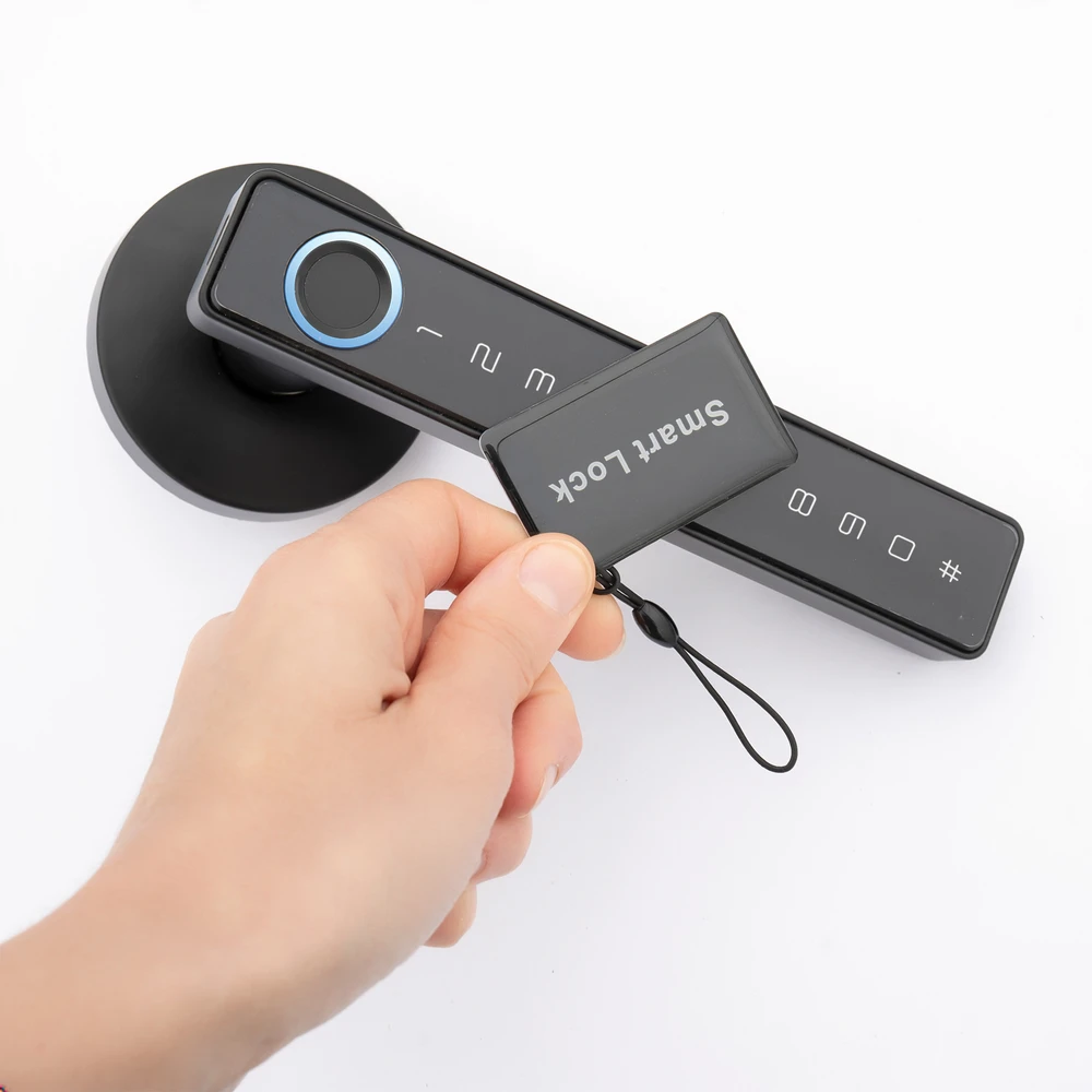 Išmanioji spyna Yala PNI SafeHome PTY800 su pirštų atspaudų skaitytuvu, kodu, „Tuya Smart“ programėle, „Bluetooth“