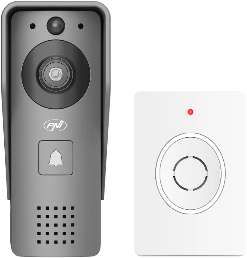 Išmanioji vaizdo telefonspynė PNI House 910 WiFi HD, P2P, yala išvestis, skirta Tuya Smart programėlė, integracija į scenarijus ir išmanioji automatizacija su kitais Tuya suderinamais produktais
