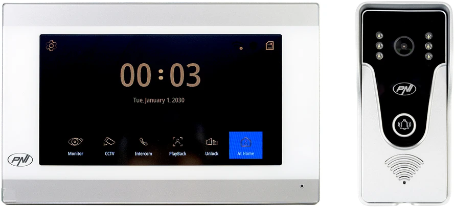 Išmanioji vaizdo telefonspynė PNI SafeHome PT750 WiFi, Full HD 2MP 1080P raiška, P2P, vidaus monitorius, skirta „Tuya Smart“ programėlė, integracija į scenarijus ir išmaniąsias automatizacijas su kitais suderinamais „Tuya“ produktais