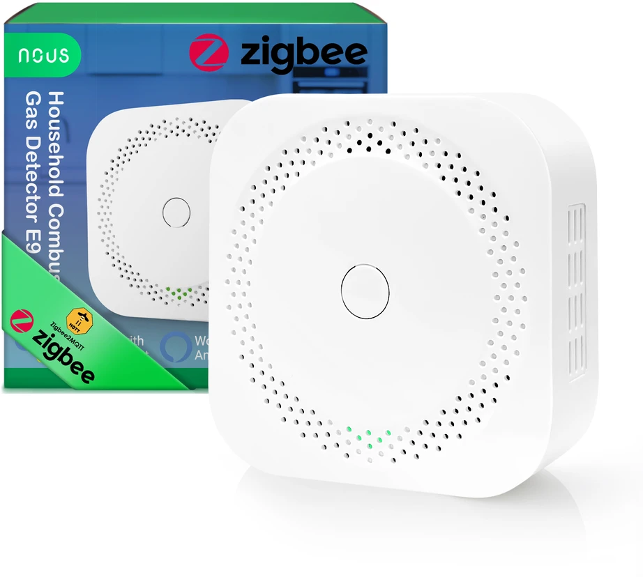 Išmanusis dujų nuotėkio jutiklis NOUS E9, ZigBee, TUYA