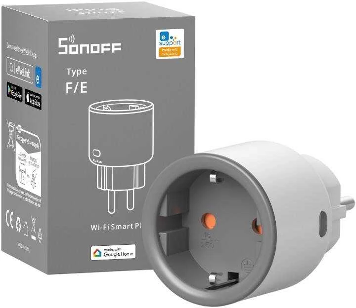 Sonoff S60 išmanusis elektros kištukas su el. sąnaudų matavimu