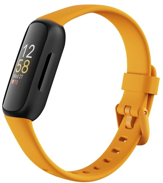 Išmanioji apyrankė Fitbit Inspire 3, Juodos spalvos korpusas su moliugų spalvos dirželiu