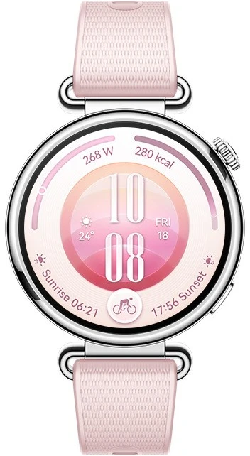 HUAWEI WATCH GT 7 41mm Pink with EasyCross Fluoroelastomer Strap