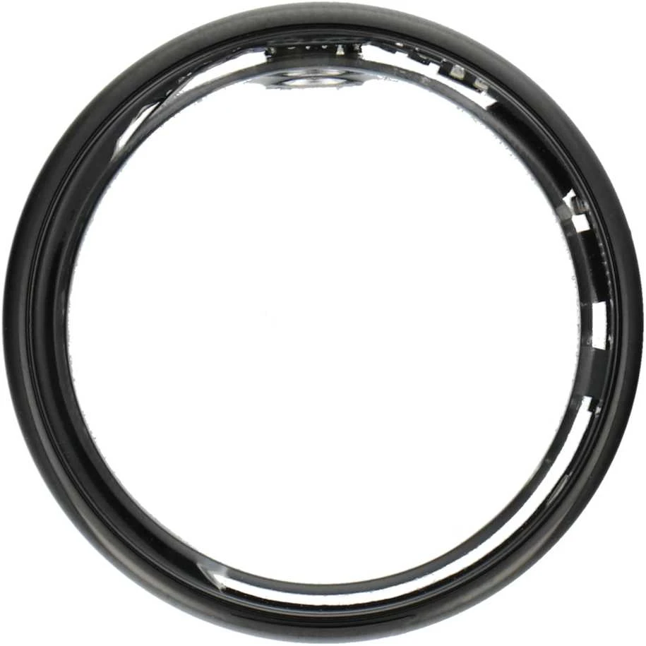 OEM Smart Ring R11M - išmanusis plieno žiedas su įkrovimo dėžute, 8 dydis (18,1 mm), juodas