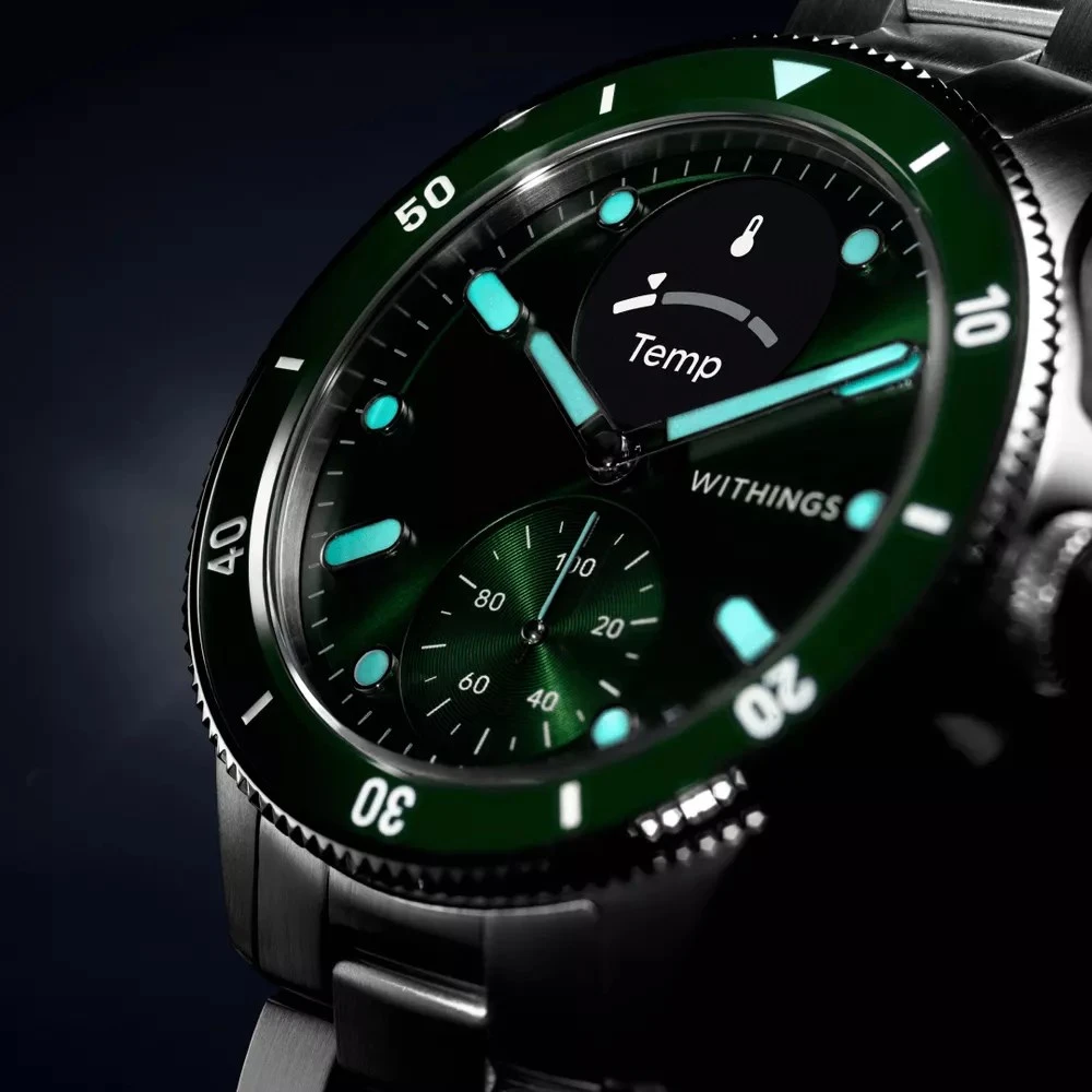 Withings ScanWatch Nova/42mm Žalias Išmanusis laikrodis