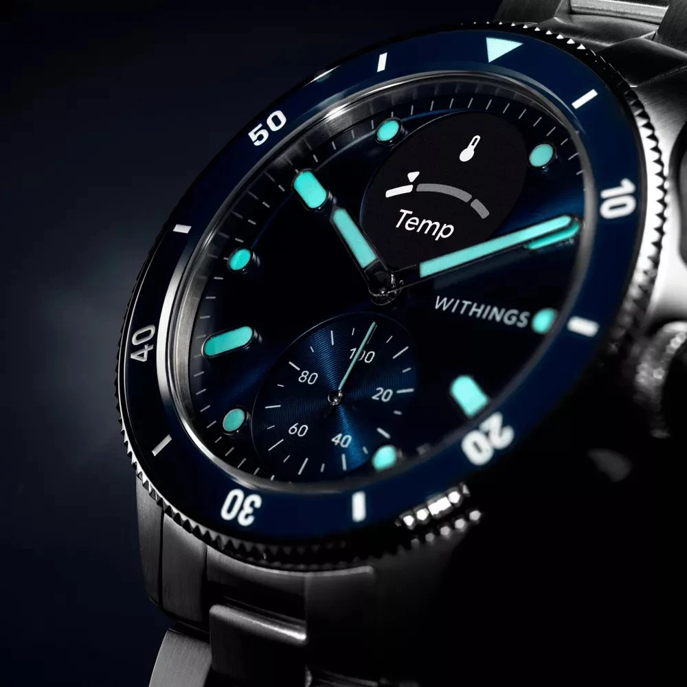 Withings ScanWatch Nova/42mm Mėlyna Išmanusis laikrodis