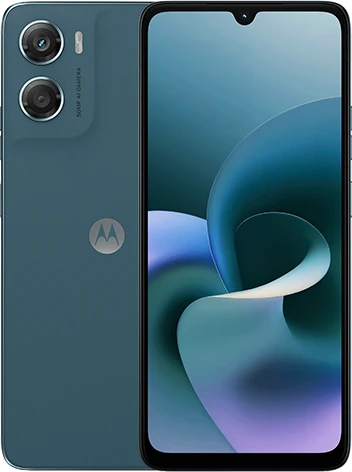 Motorola moto G06 6.88" dviejų SIM kortelių „Android 15“, USB C tipo, 4 GB, 64 GB, 7000 mAh, Mėlyna