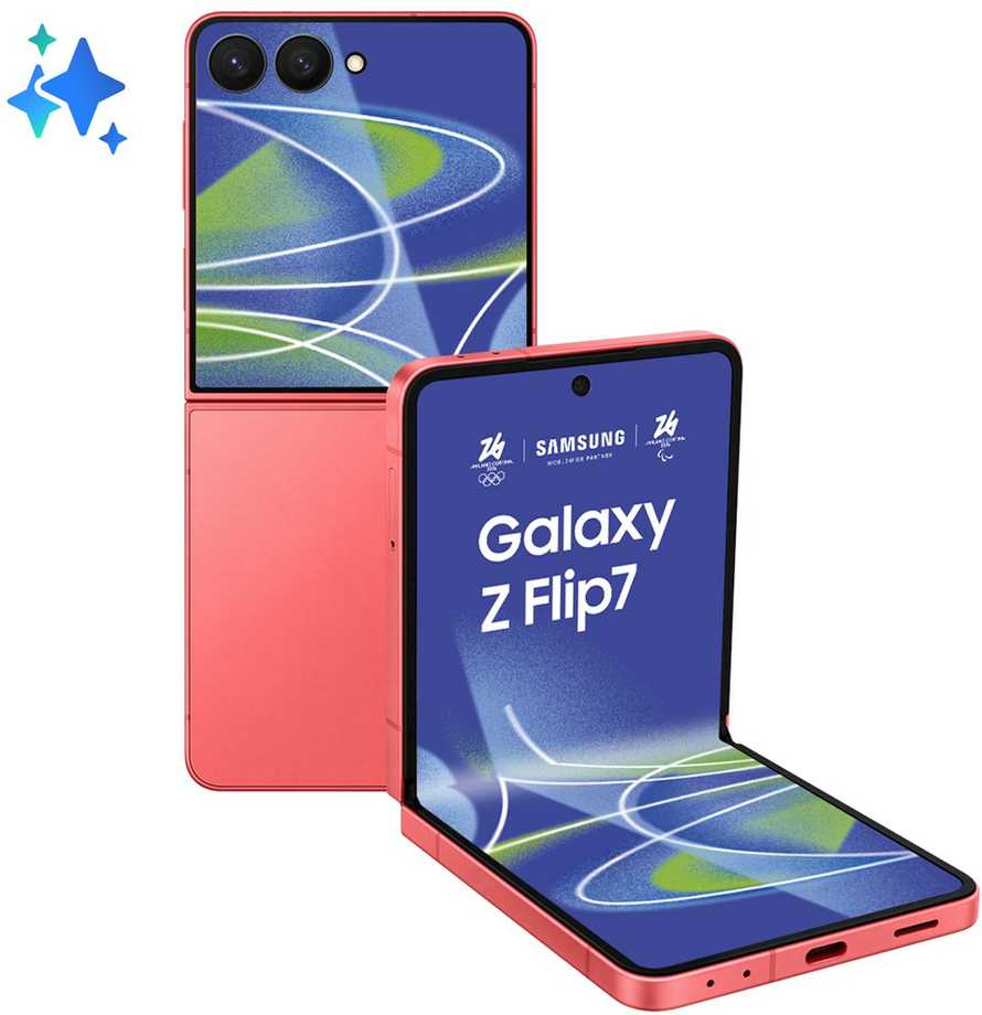 SAMSUNG Galaxy Z Flip7 5G 12/256GB Coralred